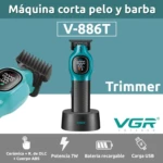 VGR V-886T – Tondeuse Professionnelle T-Blade 8000 RPM Batterie 1600 mAh Tondeuse professionnelle tondeuse vgr
