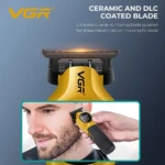 VGR V-886T – Tondeuse Professionnelle T-Blade 8000 RPM Batterie 1600 mAh Tondeuse professionnelle tondeuse vgr