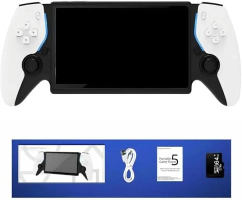 Console Portable game player 5 – Multi-Émulateurs 7 Pouces – Console de Jeux Rétro Portable Écran IPS HD 64 Go – HC8000  Console Portable Game Stick