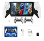 Console Portable Multi-Émulateurs 7 Pouces – Console de Jeux Rétro Portable Écran IPS HD 64 Go – HC8000  Console Portable Game Stick