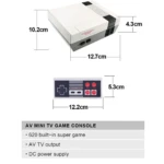 GS5 G620 – Mini Console de Jeux Rétro 620 Jeux avec 2 Manettes Filaire Console Rétro Game Stick