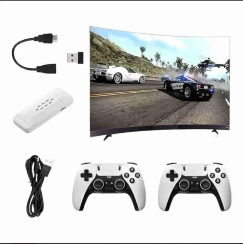 M22 Game Stick – Console Rétro 4K HDMI 64 Go avec 2 Manettes Sans Fil Console Rétro Game Stick