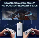 M22 Game Stick – Console Rétro 4K HDMI 64 Go avec 2 Manettes Sans Fil Console Rétro Game Stick