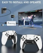 M22 Game Stick – Console Rétro 4K HDMI 64 Go avec 2 Manettes Sans Fil Console Rétro Game Stick