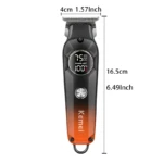 Kemei KM-1359 – Tondeuse Professionnelle Sans Fil 7500 RPM avec Écran LED et Batterie 1200mAh