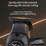 Kemei KM-1359 – Tondeuse Professionnelle Sans Fil 7500 RPM avec Écran LED et Batterie 1200mAh