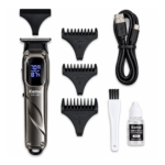Kemei KM-1360 – Tondeuse Professionnelle 7500 RPM avec Écran LED et Batterie Longue Durée -noir tondeuse kemei