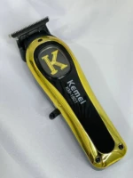 Kemei KM-1801 – Tondeuse Professionnelle DLC de Finition 7000 RPM avec Écran LED et Batterie 1200mAh – gold