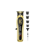 Kemei KM-1801 – Tondeuse Professionnelle DLC de Finition 7000 RPM avec Écran LED et Batterie 1200mAh – gold