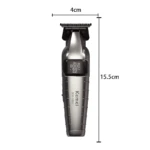 Kemei KM-1807 – Tondeuse Professionnelle 8000 RPM avec Lame DLC et Batterie 1400mAh – gris tondeuse 10W