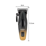 Kemei KM-1890 – Tondeuse Professionnelle 9000 RPM avec Batterie 2000mAh et Lame DLC tondeuse avec levier