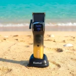 Kemei KM-1897 – Tondeuse Professionnelle Brushless 9000 RPM avec Batterie 3000mAh et Éclairage LED Tondeuse professionnelle