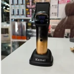 Kemei KM-1897 – Tondeuse Professionnelle Brushless 9000 RPM avec Batterie 3000mAh et Éclairage LED Tondeuse professionnelle