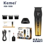 Kemei KM-1899 – Tondeuse Professionnelle Brushless 8000 RPM avec Éclairage LED et Écran Numérique tondeuse kemei