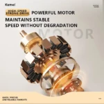 Kemei KM-1917 – Tondeuse Professionnelle Sans Fil 9000 RPM avec Écran LED et Batterie 2500mAh Tondeuse professionnelle