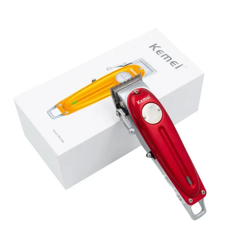 Kemei KM-1956 – Tondeuse Professionnelle Sans Fil Métallique USB-C 2000mAh