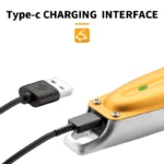 Kemei KM-1956 – Tondeuse Professionnelle Sans Fil Métallique USB-C 2000mAh