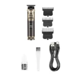 Kemei KM-2250 – Tondeuse Professionnelle Sans Fil Style T9 Rechargeable USB