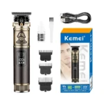 Kemei KM-2250 – Tondeuse Professionnelle Sans Fil Style T9 Rechargeable USB