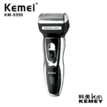 Kemei KM-5558 – Kit de Rasage et Tonte 3-en-1 Rechargeable avec Tondeuse Nez et Rasoir à Grille Rasoir Électrique rasoir kemei
