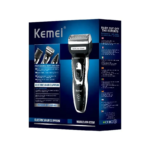 Kemei KM-5558 – Kit de Rasage et Tonte 3-en-1 Rechargeable avec Tondeuse Nez et Rasoir à Grille Rasoir Électrique rasoir kemei