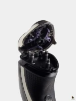 MAC Styler MC-8815 – Rasoir Électrique Rotatif 3 Têtes Rechargeable avec Tondeuse de Précision Rasoir Électrique mac