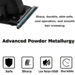 Tondeuse kemei KM2299 10w avec support, rechargeable via USB, sans fil, kemei KM229 tondeuse 10W