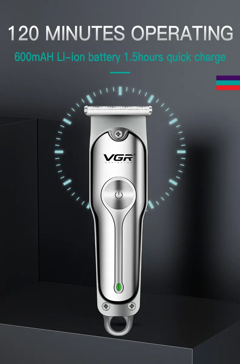 VGR V-071 – Tondeuse Professionnelle de Finition T-Blade avec Écran LED et Batterie 600mAh tondeuse bon prix tondeuse vgr