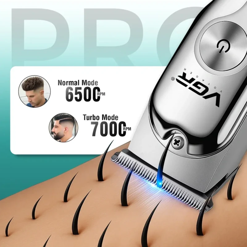 VGR V-071 – Tondeuse Professionnelle de Finition T-Blade avec Écran LED et Batterie 600mAh tondeuse bon prix tondeuse vgr