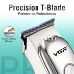 VGR V-071 – Tondeuse Professionnelle de Finition T-Blade avec Écran LED et Batterie 600mAh tondeuse bon prix tondeuse vgr