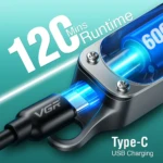 VGR V-071 – Tondeuse Professionnelle de Finition T-Blade avec Écran LED et Batterie 600mAh tondeuse bon prix tondeuse vgr