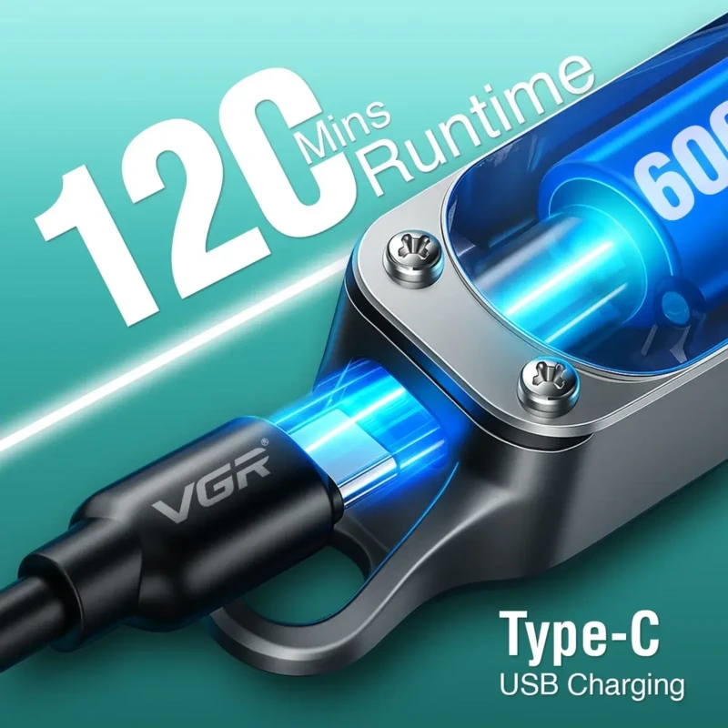 VGR V-071 – Tondeuse Professionnelle de Finition T-Blade avec Écran LED et Batterie 600mAh tondeuse bon prix tondeuse vgr