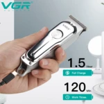 VGR V-071 – Tondeuse Professionnelle de Finition T-Blade avec Écran LED et Batterie 600mAh tondeuse bon prix tondeuse vgr