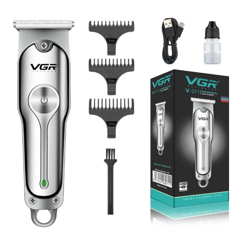 VGR V-071 – Tondeuse Professionnelle de Finition T-Blade avec Écran LED et Batterie 600mAh tondeuse bon prix tondeuse vgr