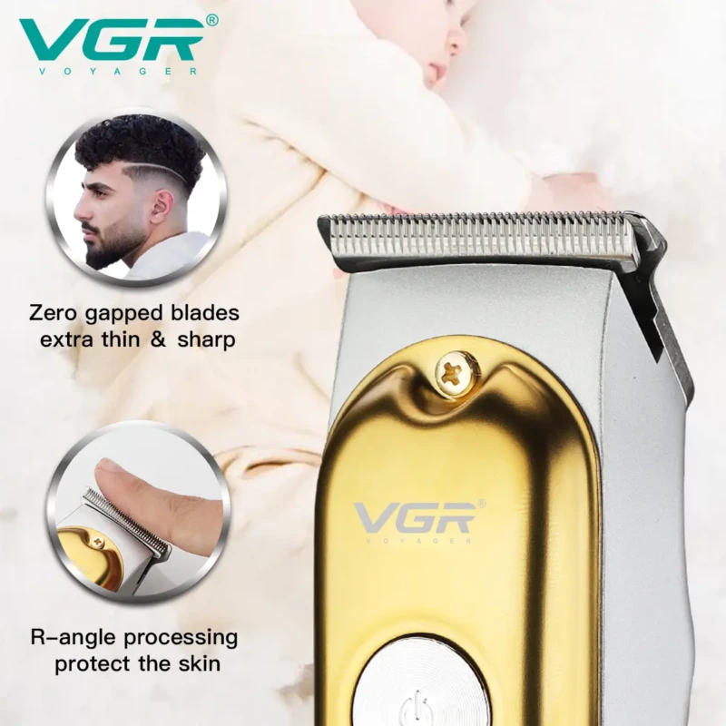 VGR V-290 – Tondeuse Professionnelle de Finition T-Blade avec Écran LED et Batterie 600mAh tondeuse bon prix tondeuse vgr