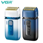 VGR V-362 – Rasoir Électrique Double Grille Étanche IPX6 Rechargeable USB-C rasoir vgr