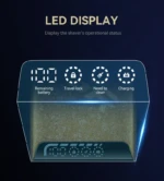 VGR V-374 – Rasoir Électrique Double Grille Rechargeable USB avec Affichage LED rasoir vgr