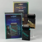 VGR V-374 – Rasoir Électrique Double Grille Rechargeable USB avec Affichage LED rasoir vgr