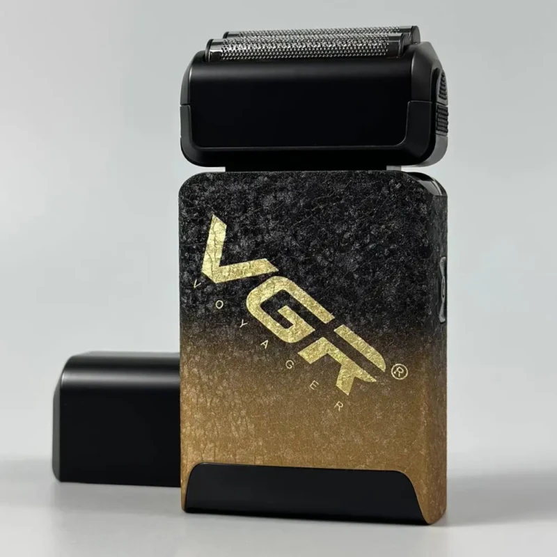 VGR V-374 – Rasoir Électrique Double Grille Rechargeable USB avec Affichage LED rasoir vgr