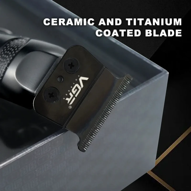VGR V-879T – Tondeuse Professionnelle Sans Fil 7500 RPM avec Lame DLC Céramique