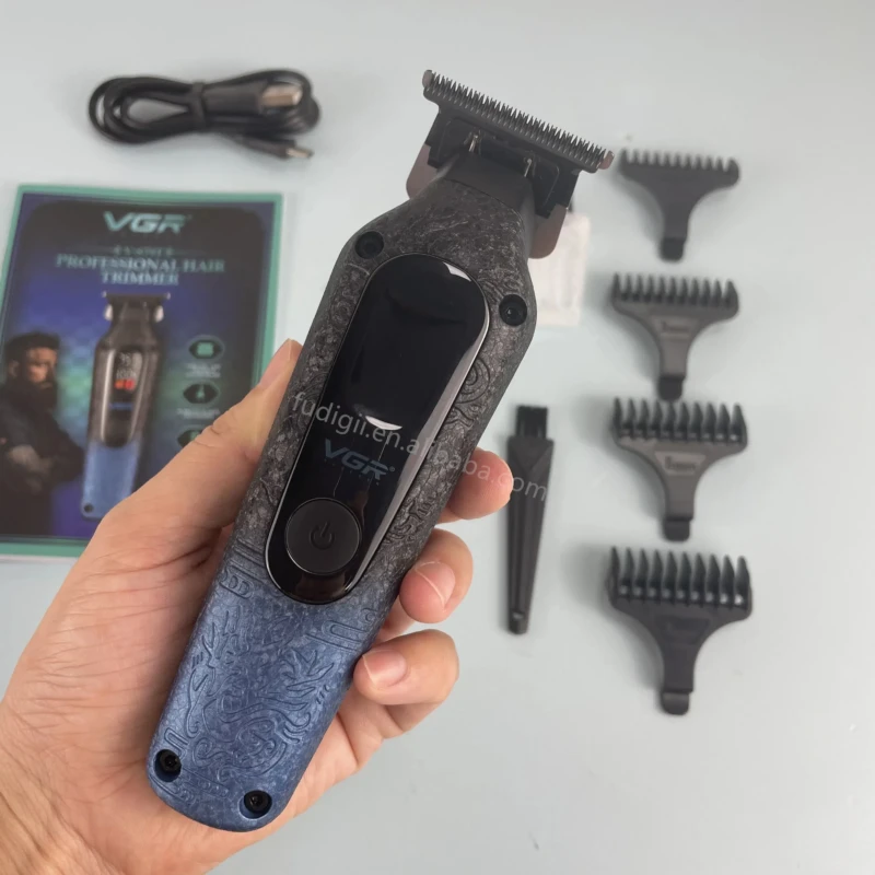 VGR V-879T – Tondeuse Professionnelle Sans Fil 7500 RPM avec Lame DLC Céramique