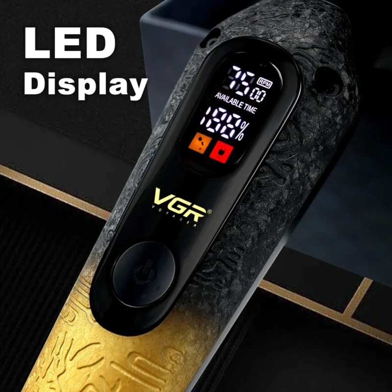 VGR V-879T – Tondeuse Professionnelle Sans Fil 7500 RPM avec Lame DLC Céramique