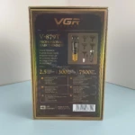 VGR V-879T – Tondeuse Professionnelle Sans Fil 7500 RPM avec Lame DLC Céramique
