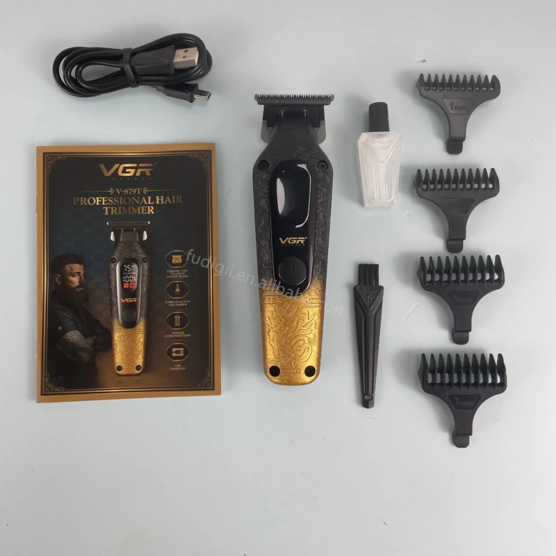 VGR V-879T – Tondeuse Professionnelle Sans Fil 7500 RPM avec Lame DLC Céramique