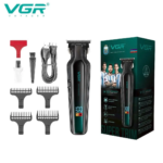 VGR V-930 – Tondeuse Professionnelle de Finition T-Blade Zero Gap avec Écran LED – noir tondeuse vgr