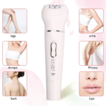Enzo EN-0104 – Épilateur, Rasoir, Nettoyeur et Masseur Rechargeable 5-en-1 appareil d'épilation multifonction Épilateur enzo