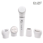 Enzo EN-0104 – Épilateur, Rasoir, Nettoyeur et Masseur Rechargeable 5-en-1 appareil d'épilation multifonction Épilateur enzo