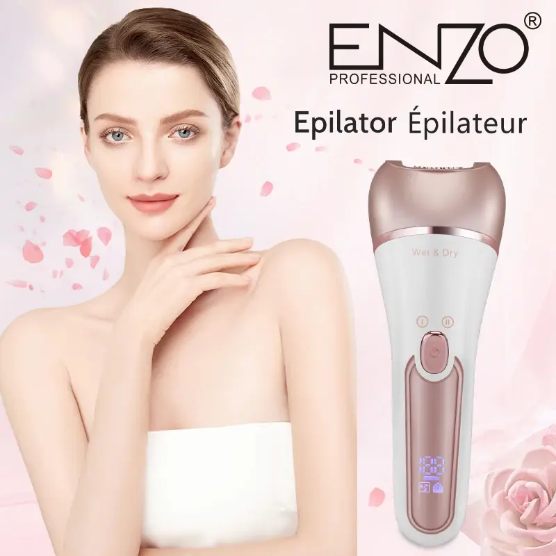 ENZO EN-5842 – Épilateur, Rasoir, Nettoyeur et Masseur Rechargeable 5-en-1 ENZO EN-5842 – Épilateur, Rasoir, Nettoyeur et Masseur Rechargeable 5-en-1