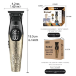 Kemei KM-1365 – puissante Tondeuse Professionnelle 8000 RPM avec Écran LED, 1200mAh – métal