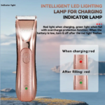 Kemei Km-259 2 en 1 Rasoir tondeuse pour femme Lavable – pink Tondeuse Et Rasoir Multi-usage
